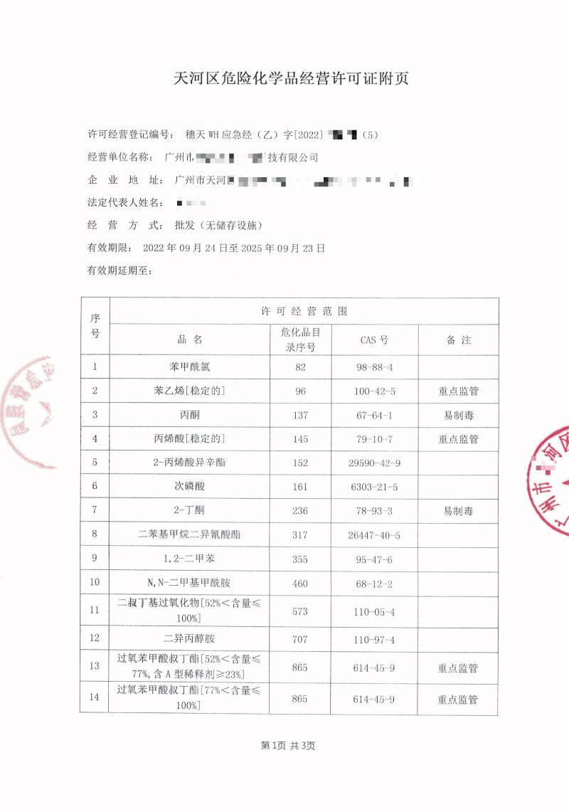 危險(xiǎn)化學(xué)品許可證辦理要注意哪些細(xì)節(jié)？